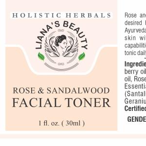 Rose and sandalwood facial serum