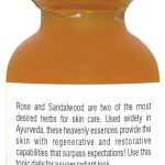 Rose and sandalwood facial serum