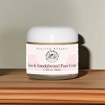 Rose and sandalwood face cream