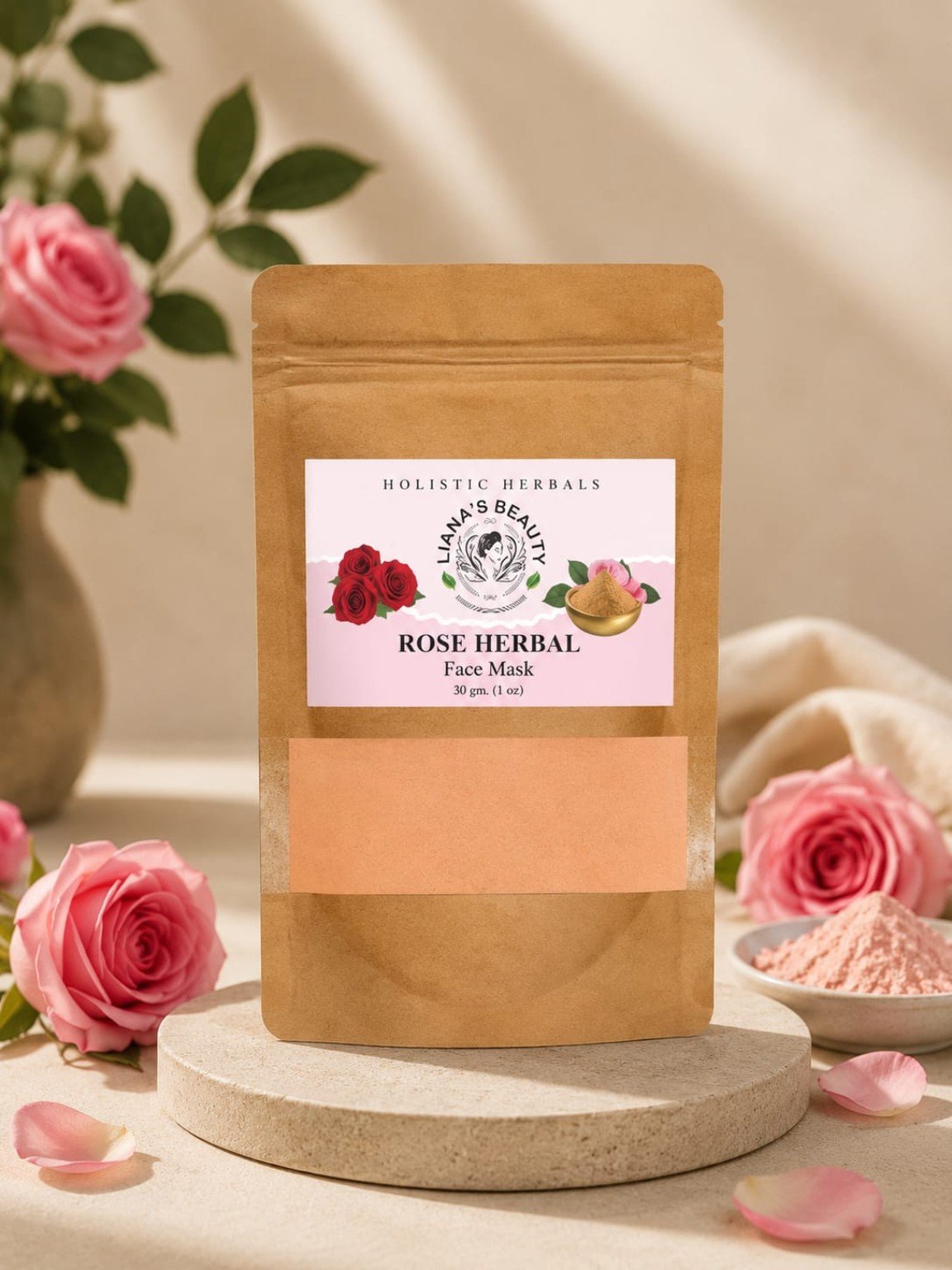 Rose Herbal Face Mask 30grm 